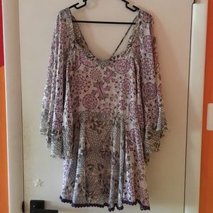 Retro Free People Winged Dress